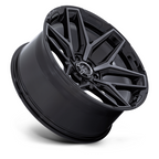 Fuel 1PC FLUX 18x9 Inch Gloss Black Brushed Face Wheel with Gray Tint - 6x139.7 Bolt Pattern, +1 Offset, 106.10 Center Bore