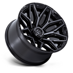 Fuel 1PC FLUX 20x10 Inch Gloss Black Brushed Face Wheel with Gray Tint - 8x165.1 Bolt Pattern, -18 Offset, 125.10 Center Bore