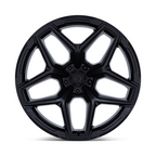 Fuel 1PC Flux 17x9 Blackout Wheel with 5x127 Bolt Pattern and +1 Offset