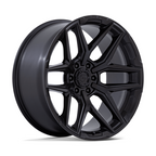 Fuel 1PC Flux 20x9 Blackout Off-Road Wheel with 6x139.7 Bolt Pattern and 106.10mm Center Bore