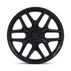 Fuel 1PC FLUX 17x9 Blackout Wheel with 6x139.7 Bolt Pattern and -12 Offset