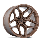Fuel 1PC FLUX 17x9 Bronze Platinum Wheel with 5x127 Bolt Pattern and -12 Offset