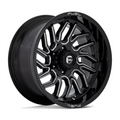 Fuel 1PC D807 Hurricane 20x10 Gloss Black Milled Wheel with -18 Offset and 6x139.7 Bolt Pattern