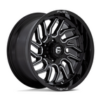 Fuel 1PC D807 Hurricane 20x10 Gloss Black Milled Wheel with -18 Offset and 6x139.7 Bolt Pattern