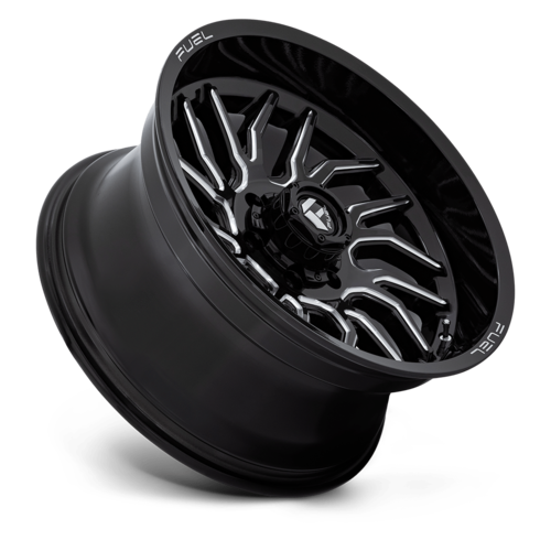 Fuel 1PC D807 Hurricane 20x10 Inch Gloss Black Milled Wheel with -18 Offset and 6x135 Bolt Pattern