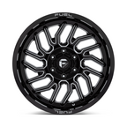 Fuel 1PC D807 Hurricane 20x10 Gloss Black Milled Wheel with -18 Offset and 6x139.7 Bolt Pattern