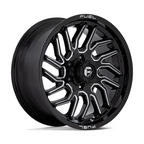 Fuel 1PC D807 Hurricane 20x9 Gloss Black Milled Wheel with 6x139.7 Bolt Pattern and +20 Offset