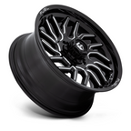 Fuel 1PC D807 Hurricane 20x9 Gloss Black Milled Wheel with 6x139.7 Bolt Pattern and +20 Offset