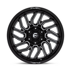 Fuel 1PC D807 Hurricane 20x9 Gloss Black Milled Wheel with 6x139.7 Bolt Pattern and +20 Offset