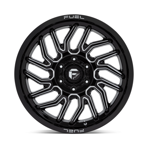 Fuel 1PC D807 Hurricane 20x9 Gloss Black Milled Wheel with 6x139.7 Bolt Pattern and +20 Offset