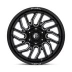 Fuel 1PC D807 Hurricane 20x9 Gloss Black Milled Alloy Wheel with 6x139.7 Bolt Pattern