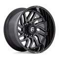 Fuel 1PC D807 Hurricane 20x10 Wheel with Gloss Black Milled Finish and -18 Offset