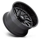Fuel 1PC D807 Hurricane 20x9 Inch Gloss Black Milled Wheel with 5x139.7 Bolt Pattern and 78.10mm Center Bore