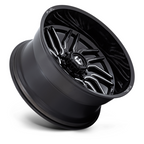 Fuel 1PC D807 Hurricane 24x12 Gloss Black Milled Off-Road Wheel with -44 Offset