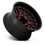 Fuel 1PC D808 Hurricane 20x10 Gloss Black Milled with Red Tint Wheel with 6x135 Bolt Pattern and -18 Offset
