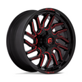 Fuel 1PC D808 Hurricane 20x9 Gloss Black Milled Red Tint Wheel with 6x135 Bolt Pattern and 87.10mm Center Bore