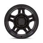 Fuel 1PC D799 OXIDE 17x8.5 Blackout Wheel with 6x139.7 Bolt Pattern and 106.10mm Center Bore