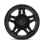 Fuel 1PC D799 Oxide 18x9 Blackout Wheel with 6x135 Bolt Pattern and 87.10mm Center Bore