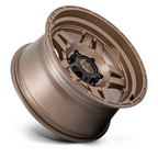 Fuel 1PC D800 OXIDE Matte Bronze 17x8.5 Wheel with -10mm Offset and 6x139.7 Bolt Pattern