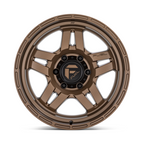 Fuel 1PC D800 OXIDE 18x9 Matte Bronze Wheel with 6x139.7 Bolt Pattern and 106.10 Center Bore
