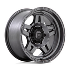 Fuel 1PC D801 OXIDE 17x8.5 Matte Gunmetal Wheel with 6x139.7 Bolt Pattern and 106.10 Center Bore
