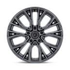 Fuel 1PC D848 Rebar 20x10 Matte Gunmetal Wheel with -18 Offset and 5x127 Bolt Pattern