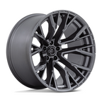 Fuel 1PC D848 Rebar 22x12 Matte Gunmetal Wheel with 5x127 Bolt Pattern and -44 Offset