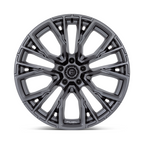 Fuel 1PC D848 Rebar 22x12 Matte Gunmetal Wheel with 5x127 Bolt Pattern and -44 Offset
