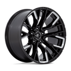 Fuel 1PC D849 REBAR 20x10 Inch Gloss Black Milled Wheel with -18 Offset and 5x139.7 Bolt Pattern