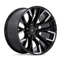 Fuel 1PC D849 Rebar 20x10 Inch Gloss Black Milled Wheel with 5x127 Bolt Pattern and -18 Offset