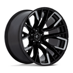Fuel 1PC D849 Rebar 22x12 Wheel in Gloss Black Milled - 5x139.7 Bolt Pattern, -44 Offset