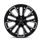 Fuel 1PC D849 Rebar 22x12 Wheel in Gloss Black Milled - 5x139.7 Bolt Pattern, -44 Offset
