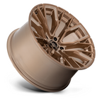 Fuel 1PC D850 REBAR 20x10 Bronze Plated Wheel with 5x127 Bolt Pattern and -18 Offset