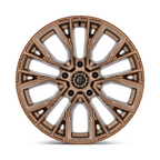 Fuel 1PC D850 REBAR 20x10 Bronze Plated Wheel with 5x127 Bolt Pattern and -18 Offset
