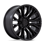 Fuel 1PC D847 REBAR 20x9 Blackout Wheel with 6x139.7 Bolt Pattern and +1 Offset