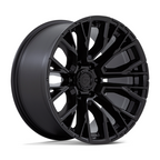 Fuel 1PC D847 REBAR 17x9 Blackout Off-Road Wheel with 6x139.7 Bolt Pattern