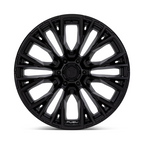Fuel 1PC D847 REBAR 22x12 Blackout Alloy Wheel with 6x139.7 Bolt Pattern and -44 Offset