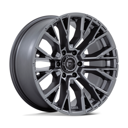 Fuel 1PC D848 Rebar 20x9 Matte Gunmetal Wheel with 6x135 Bolt Pattern and +1 Offset