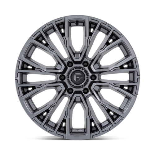 Fuel 1PC D848 Rebar 20x9 Matte Gunmetal Wheel with 6x135 Bolt Pattern and +1 Offset