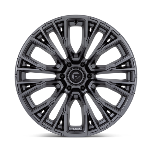 Fuel 1PC D848 REBAR 22x12 Wheel with Matte Gunmetal Finish and 6x135 Bolt Pattern
