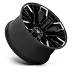 Fuel 1PC D849 REBAR 17x9 Inch Gloss Black Milled Wheel with 6x120 Bolt Pattern and 67.06mm Center Bore