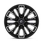 Fuel 1PC D849 Rebar 17x9 Inch Gloss Black Milled Wheel with -12 Offset and 6x139.7 Bolt Pattern