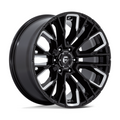 Fuel 1PC D849 Rebar 20x9 Inch Gloss Black Milled Wheel with 6x135 Bolt Pattern and 87.10 Center Bore