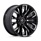 Fuel 1PC D849 Rebar 20x9 Inch Gloss Black Milled Wheel with 6x135 Bolt Pattern and 87.10 Center Bore