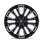 Fuel 1PC D849 Rebar 20x9 Inch Gloss Black Milled Wheel with 6x135 Bolt Pattern and 87.10 Center Bore