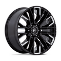 Fuel 1PC D849 Rebar 20x9 Inch Gloss Black Milled Wheel with 6x135 Bolt Pattern and 87.10mm Center Bore