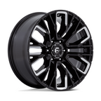 Fuel 1PC D849 Rebar 20x9 Inch Gloss Black Milled Wheel with 6x135 Bolt Pattern and 87.10mm Center Bore
