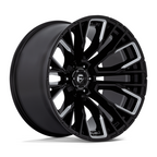 Fuel 1PC D849 REBAR 22x12 Gloss Black Milled Wheel with -44 Offset and 6x139.7 Bolt Pattern