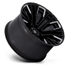 Fuel 1PC D849 REBAR 22x12 Gloss Black Milled Wheel with -44 Offset and 6x139.7 Bolt Pattern