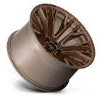 Fuel 1PC D850 Rebar 22x12 Inch Matte Bronze Wheel with 6x139.7 Bolt Pattern and -44 Offset